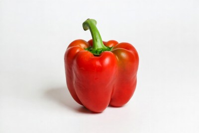 Red bell pepper isolated