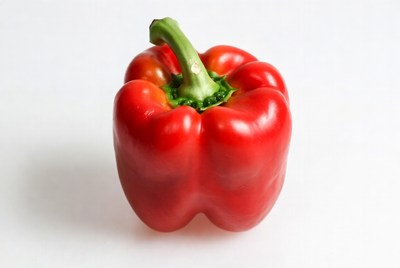 Red bell pepper isolated
