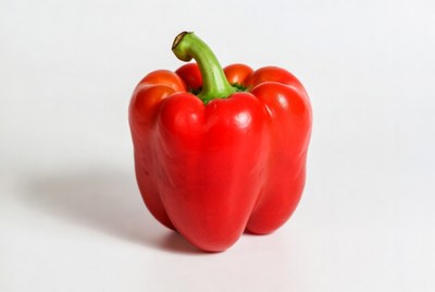 Red bell pepper isolated