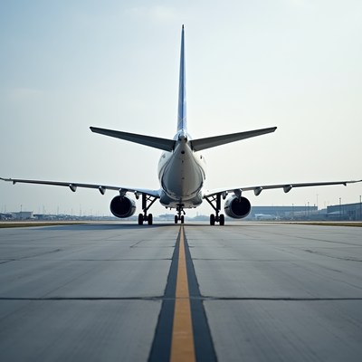 Airplane on Runway