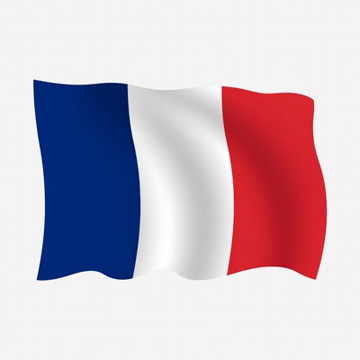 Waving French Flag