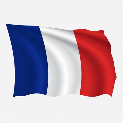 Waving French Flag