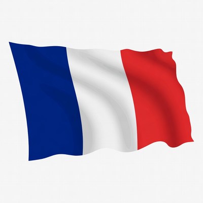 French flag waving