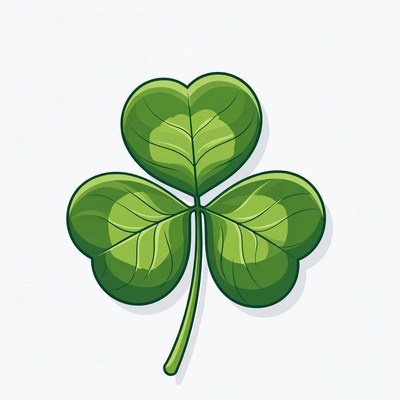 Three-leaf clover illustration