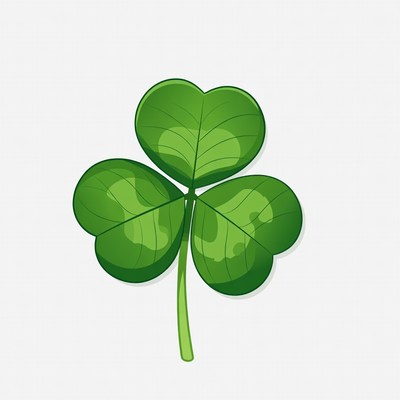 Three-leaf clover illustration