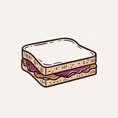 Peanut Butter and Jelly Sandwich
