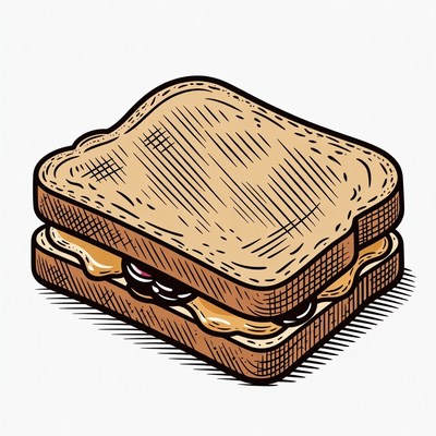 Peanut Butter and Jelly Sandwich