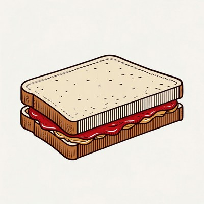 Peanut Butter and Jelly Sandwich