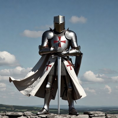 Knight Templar in Shining Armor