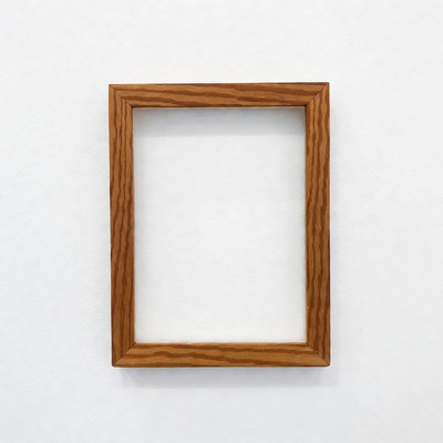 Empty Wooden Picture Frame