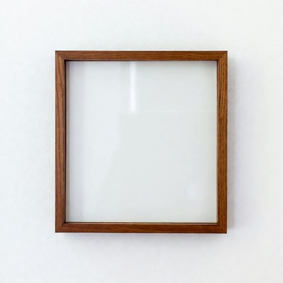 Empty Oak Picture Frame