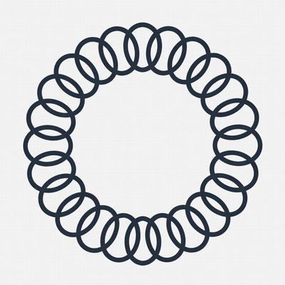 Circular Chain Link Pattern