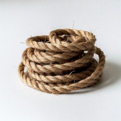 Coiled Brown Rope