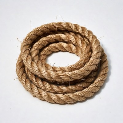 Coiled Brown Rope