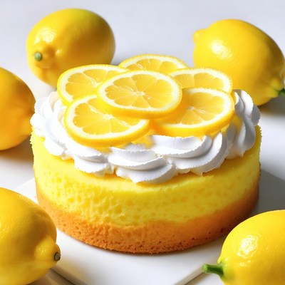 Lemon Cheesecake with Fresh Lemons