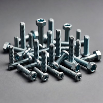 Pile of assorted metal screws