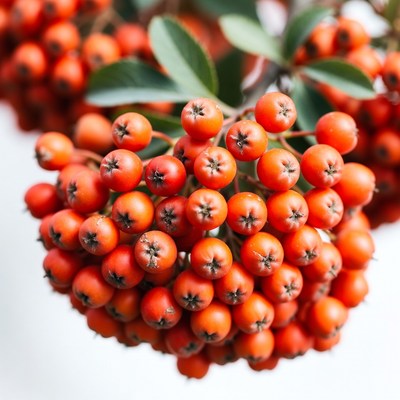 Cluster of Bright Red Berries