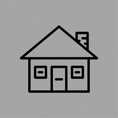 Simple House Line Icon