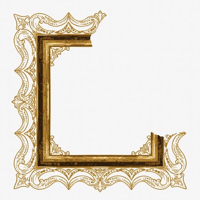 Ornate Golden Picture Frame