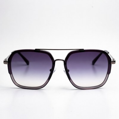 Purple Gradient Square Sunglasses