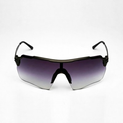 Black gradient shield sunglasses