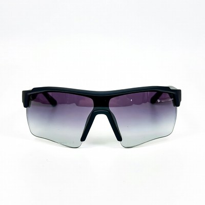 Black Wraparound Gradient Sunglasses