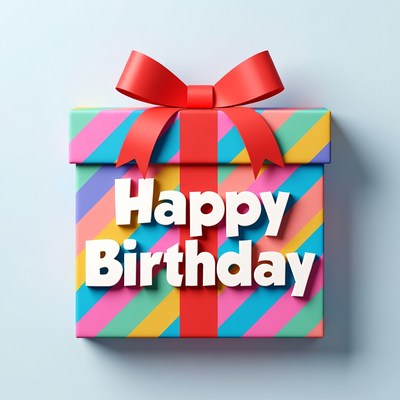 Happy Birthday Gift Box