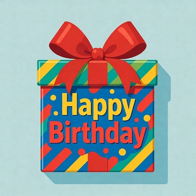 Happy Birthday Gift Box