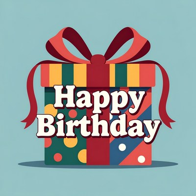 Happy Birthday Gift Box
