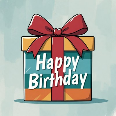 Happy Birthday Gift Box