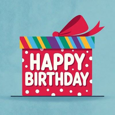 Happy Birthday Gift Box
