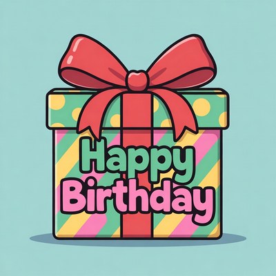 Happy Birthday Gift Box