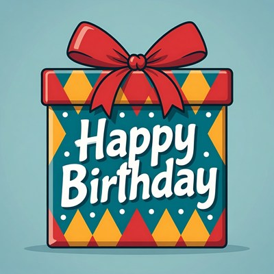 Happy Birthday Gift Box