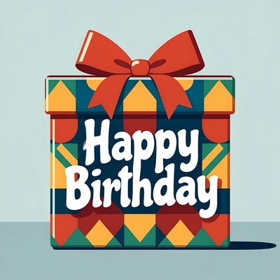 Happy Birthday Gift Box