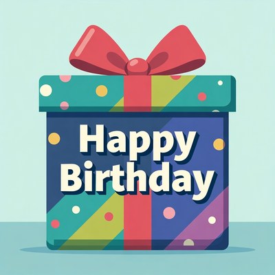 Happy Birthday Gift Box
