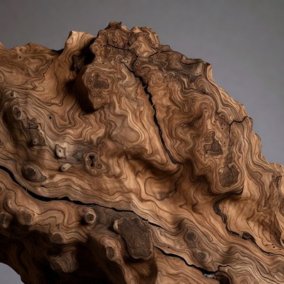 Detailed Burl Wood Texture