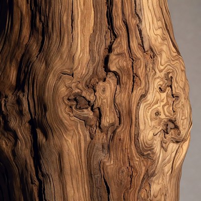 Close-up of Tree Bark Texture