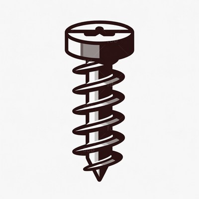 Screw icon illustration