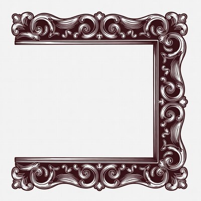Ornate Vintage Picture Frame