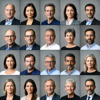 Team of Professional Men and Women