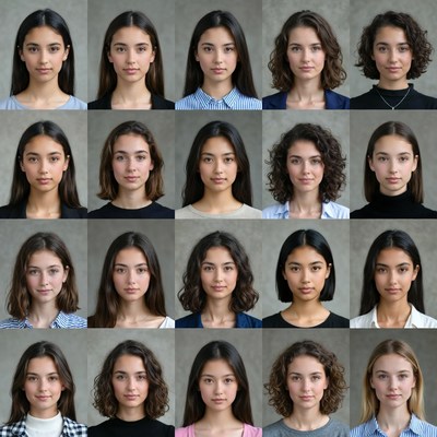 Grid of Asian Women Headshots