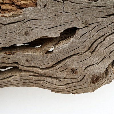 Closeup of weathered driftwood texture