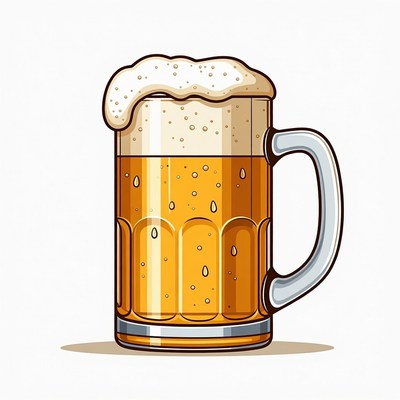 Beer Mug with Foam
