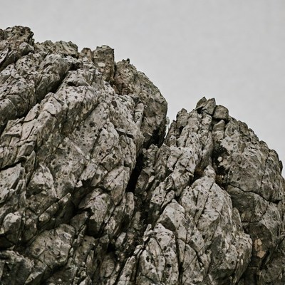 Rugged Gray Rock Formation