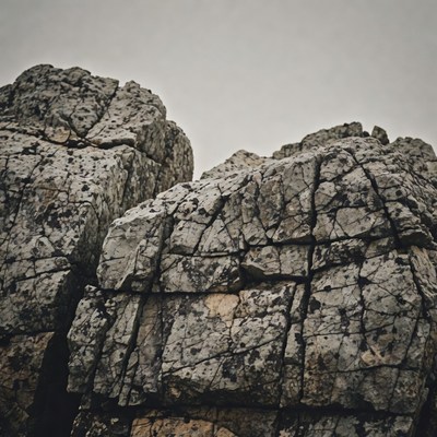 Large Gray Rock Formation