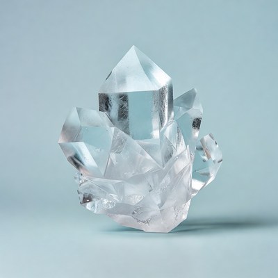 Clear Quartz Crystal Cluster