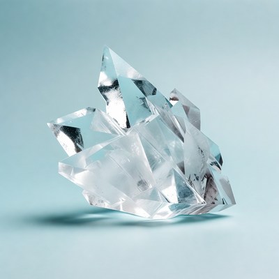 Clear Quartz Crystal Cluster