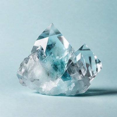 Blue Celestite Crystal Cluster