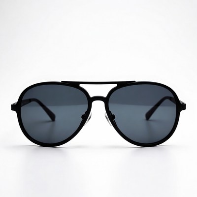Black aviator sunglasses
