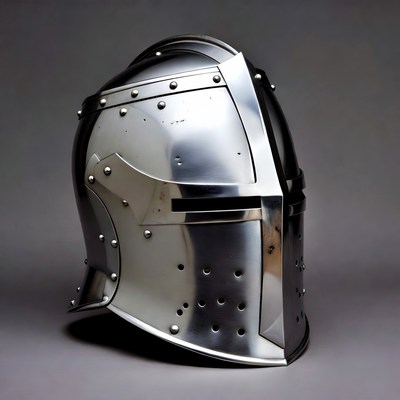Medieval Knight Armet Helmet